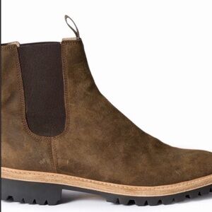 The Ranch Boot in Golden Waxed Suede